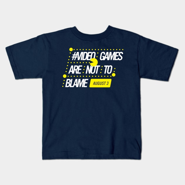 Video Games Are Not To Blame Kids T-Shirt by QalebStudio